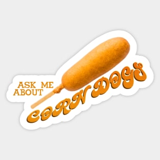 CORN DOGS Sticker